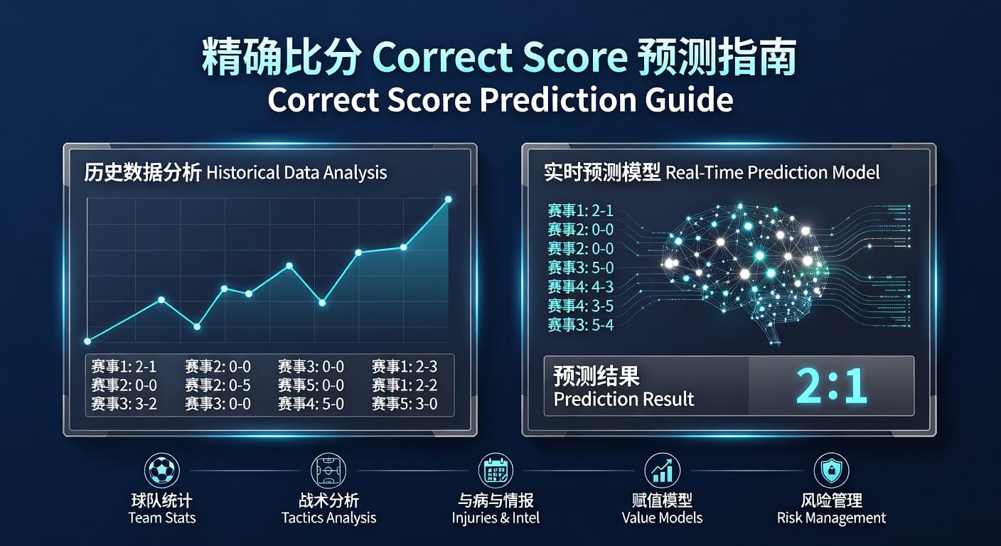 精确比分 correct score：投注技巧与分析框架